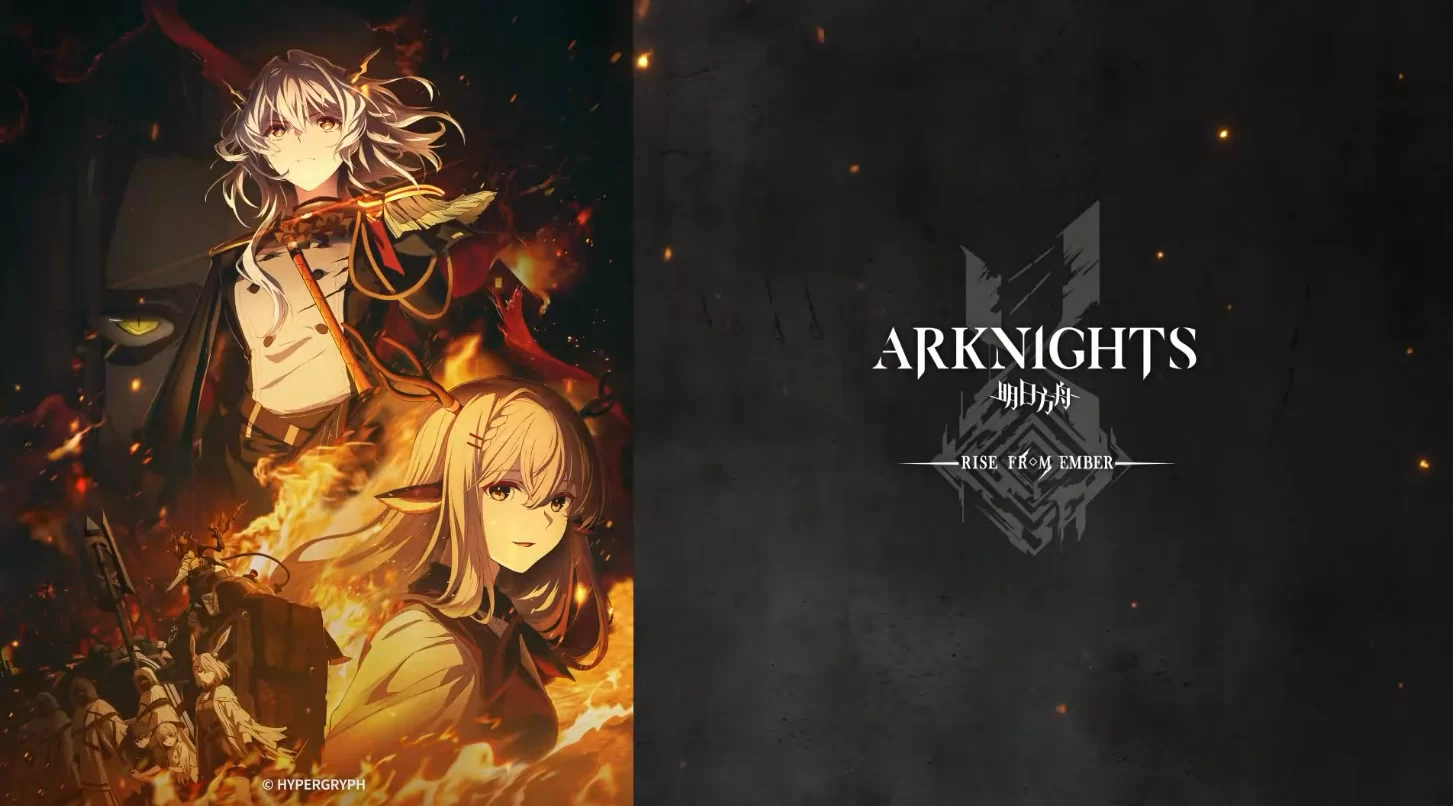 arknights rise from ember 3. sezon anime